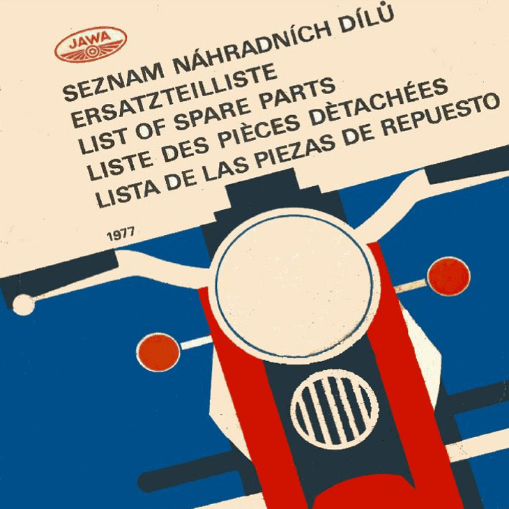 JAWA list of spare parts